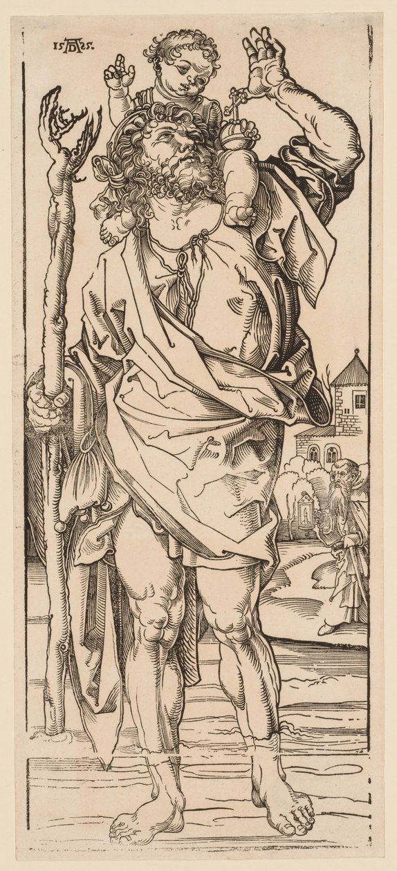 St. Christopher Crossing the Stream by Albrecht Dürer