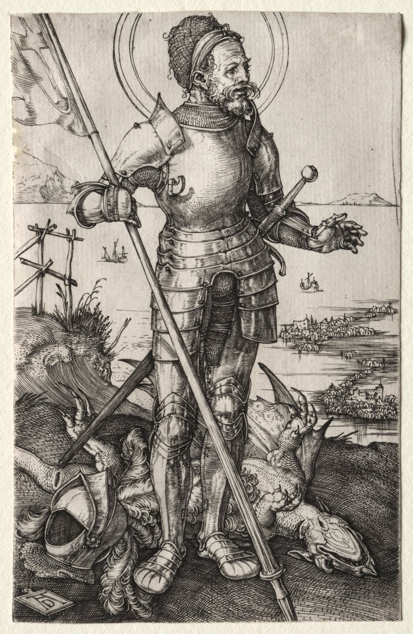St. George on Foot, c. 1504-1505 by Albrecht Dürer