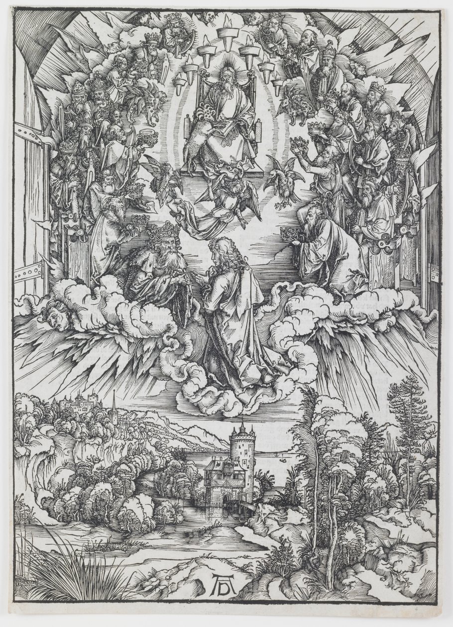 St. John before God and the Elders, from the Series 