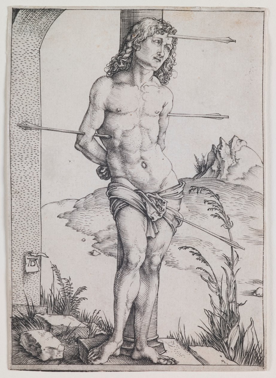 St. Sebastian at the Column by Albrecht Dürer