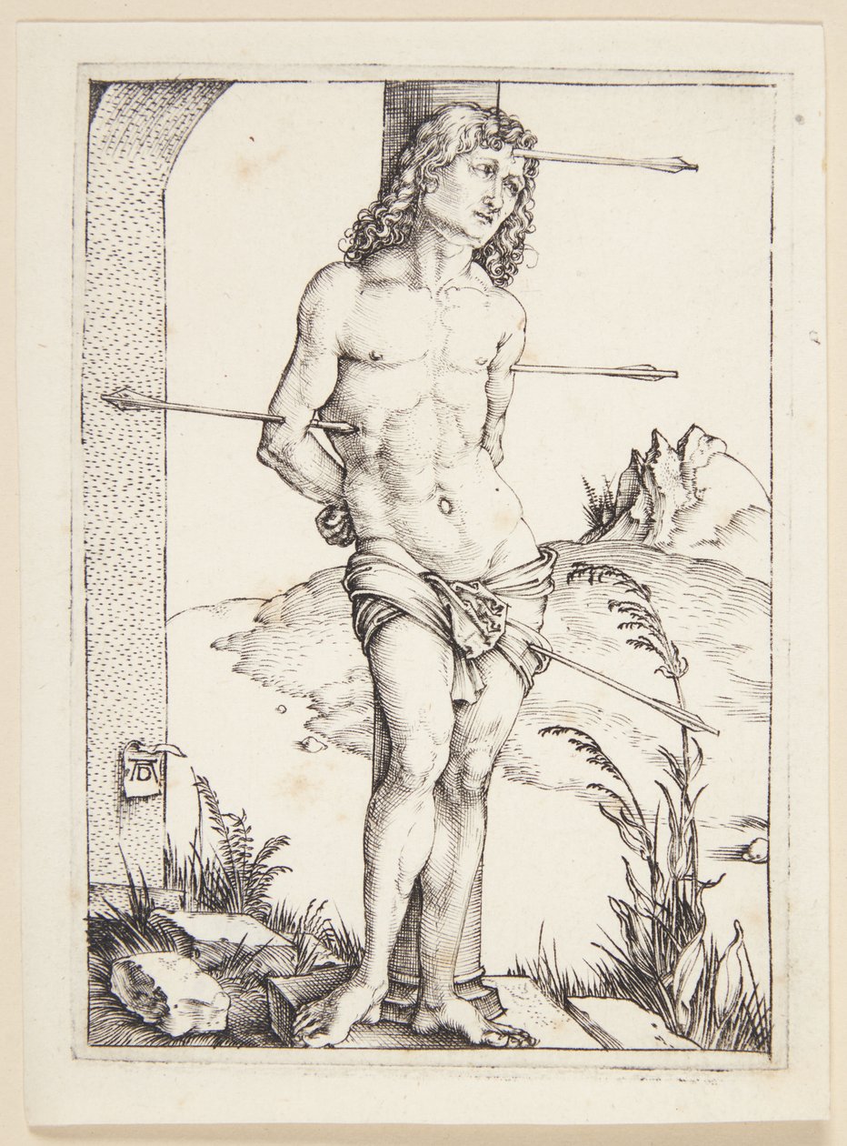 St. Sebastian at the Column by Albrecht Dürer