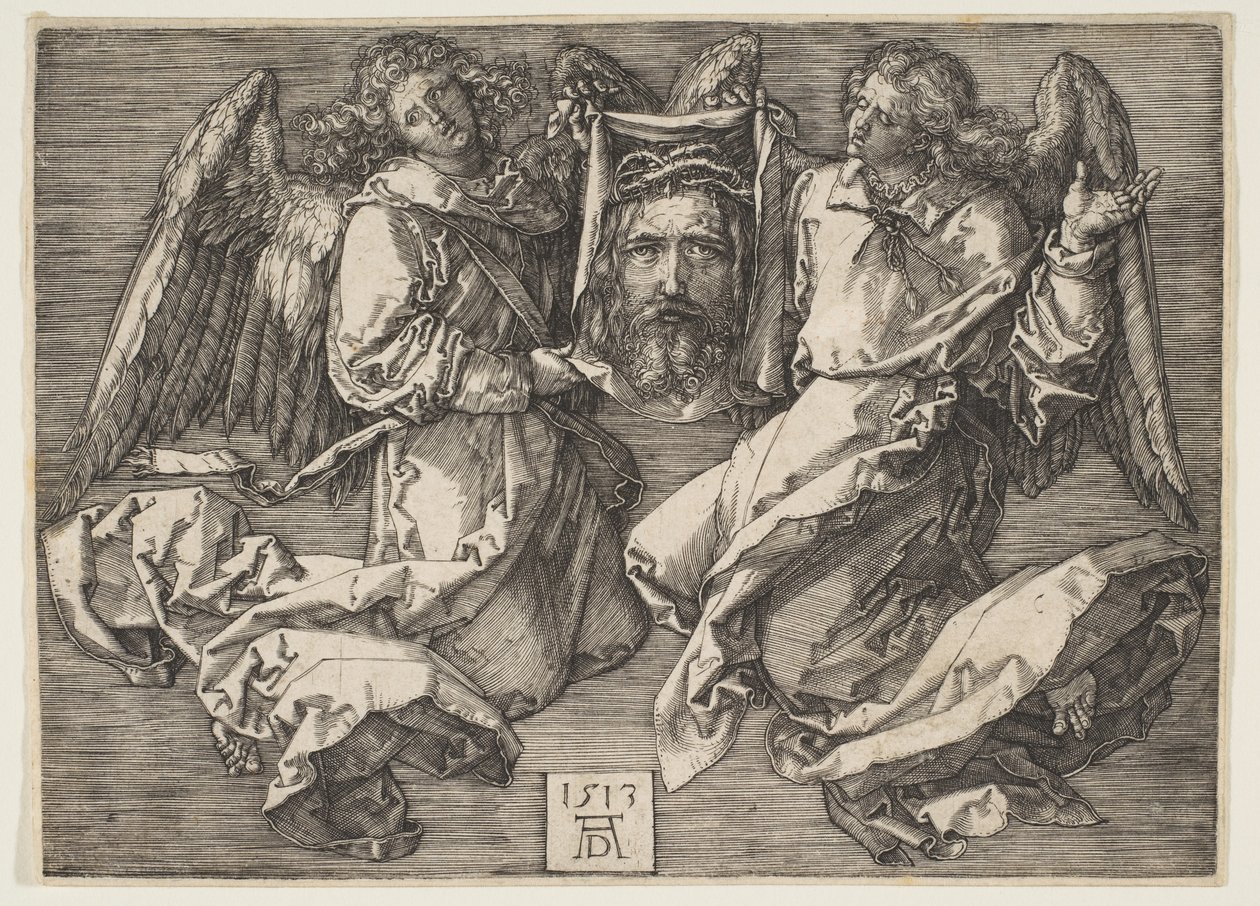 Sudarium held by two angels by Albrecht Dürer