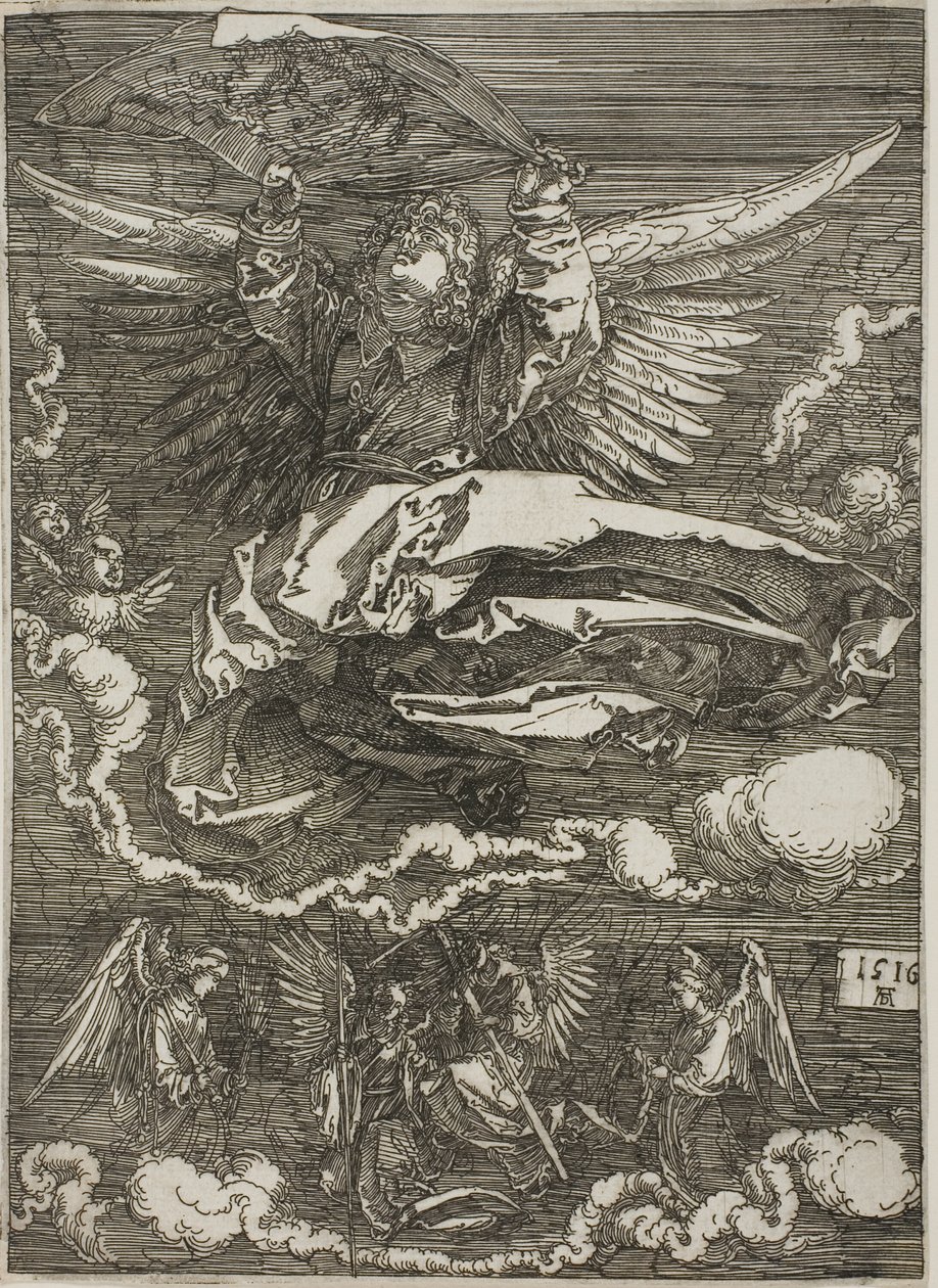 Sudarium Spread Out by an Angel by Albrecht Dürer