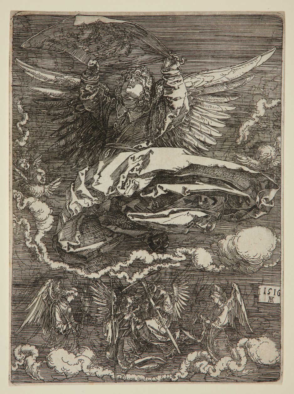 Sudarium Spread out by an Angel by Albrecht Dürer