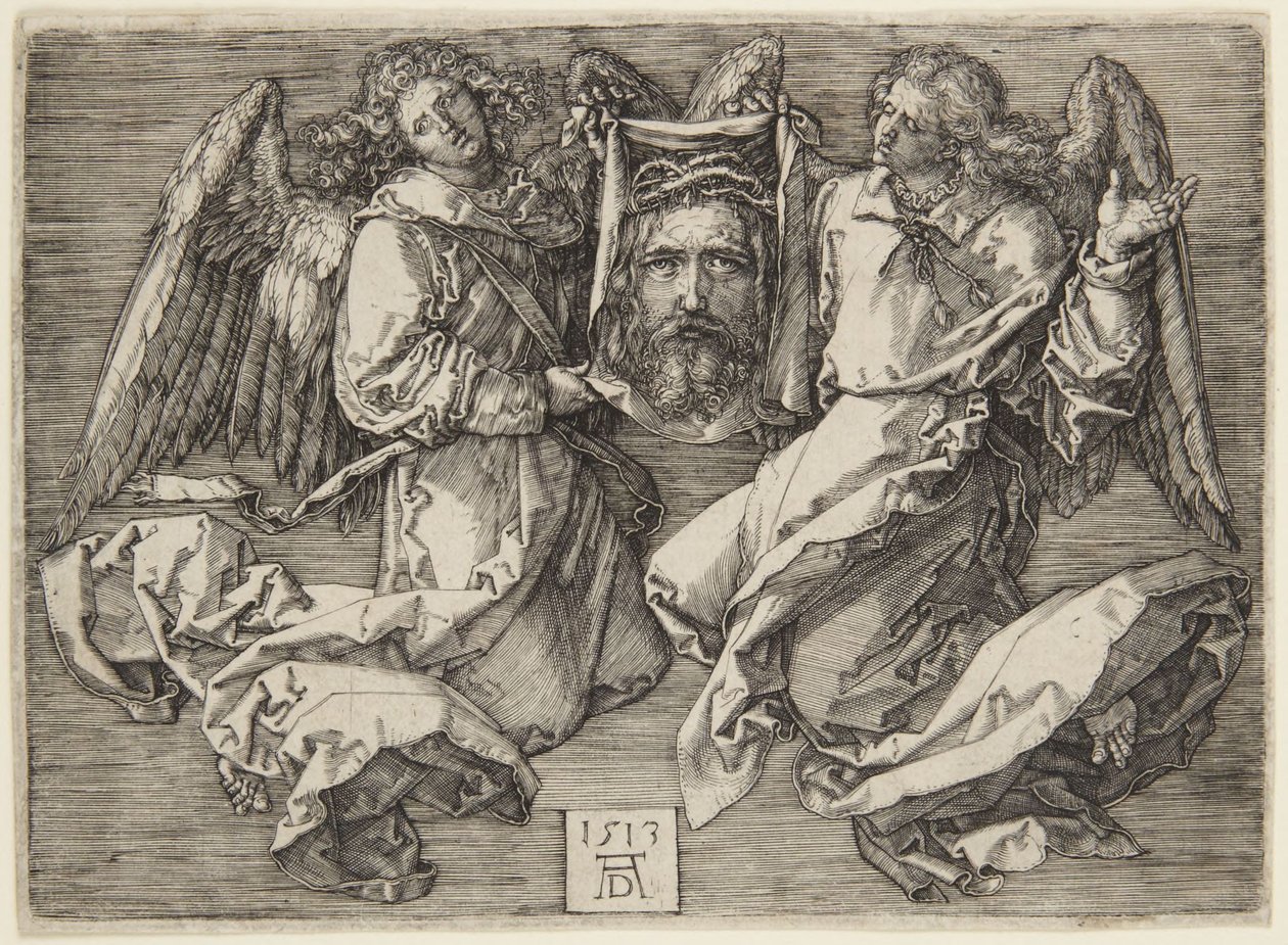 Sudarium Held by Two Angels by Albrecht Dürer