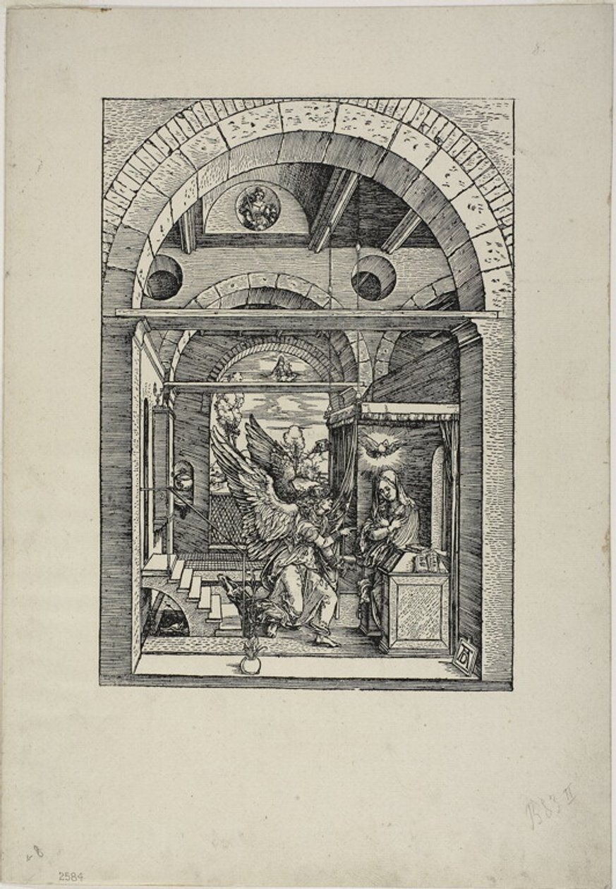 The Annunciation, from The Life of the Virgin by Albrecht Dürer