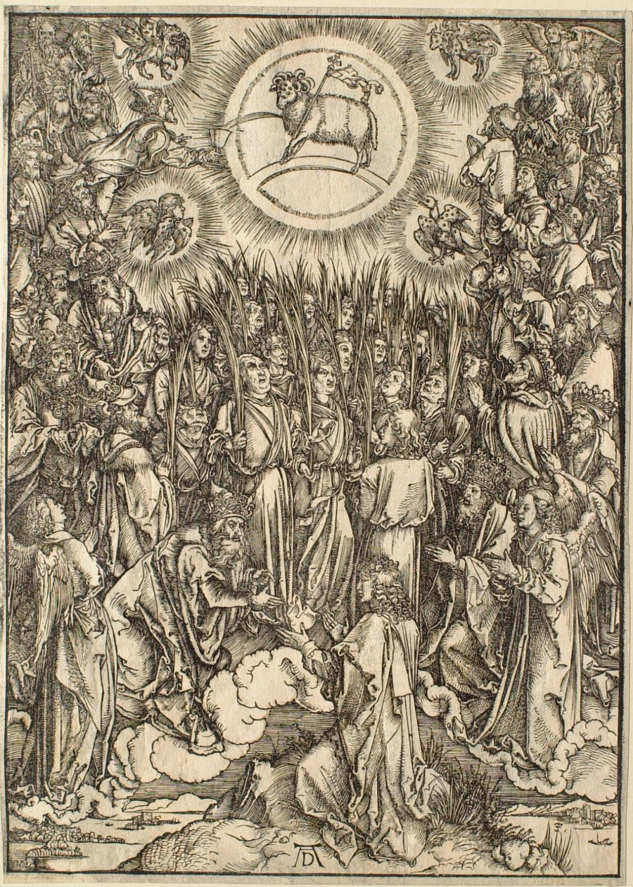 The Apocalypse: The Adoration of the Lamb by Albrecht Dürer