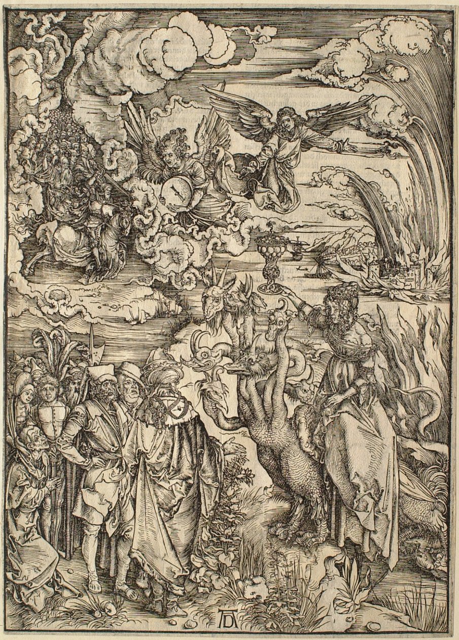 The Apocalypse: The Babylonian Whore by Albrecht Dürer