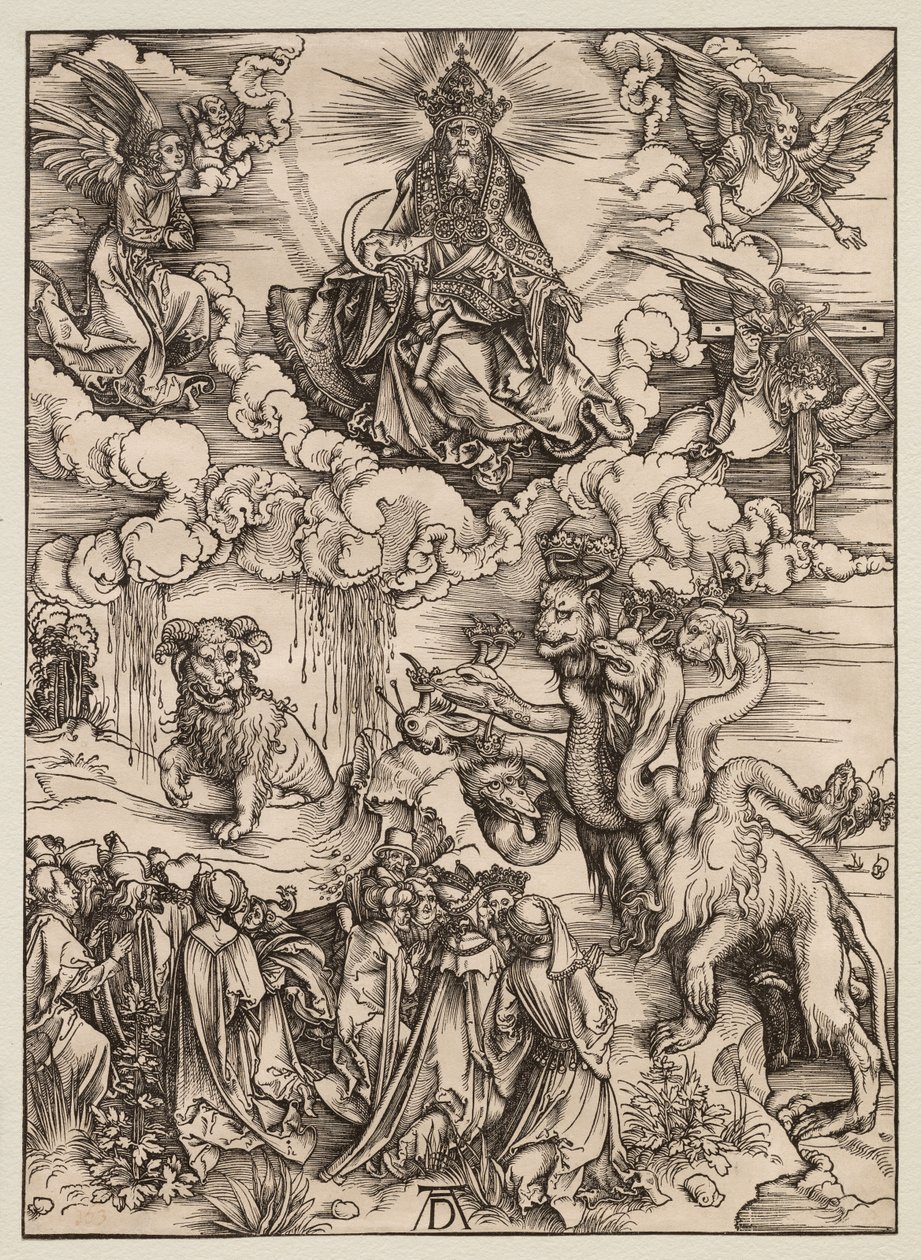 The Apocalypse: The Beast with Two Horns Like a Lamb by Albrecht Dürer