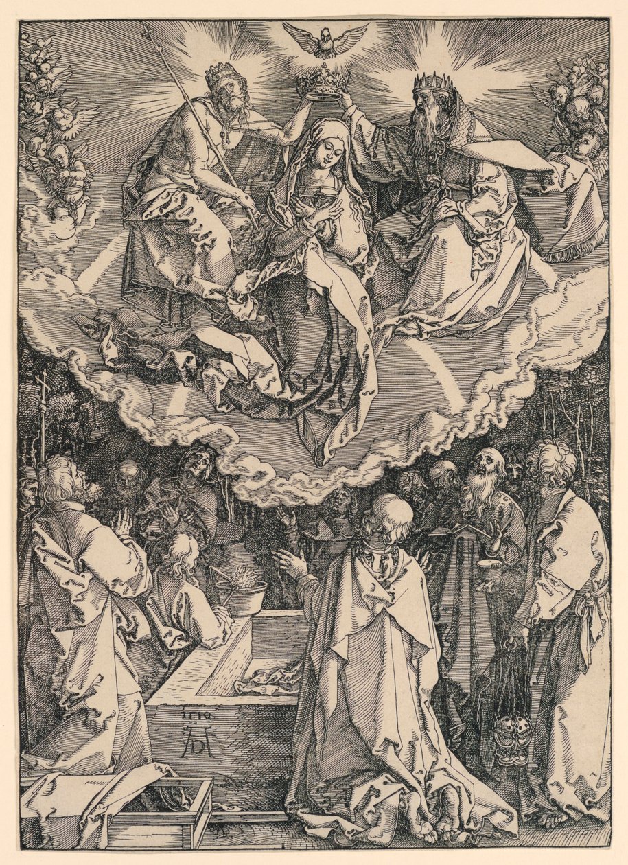 The Assumption of the Virgin, from the Life of the Virgin series by Albrecht Dürer