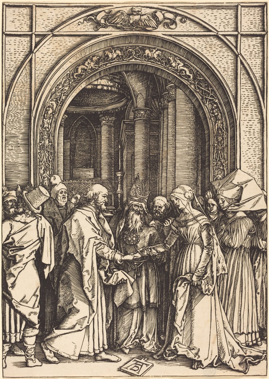 The Betrothal of the Virgin by Albrecht Dürer