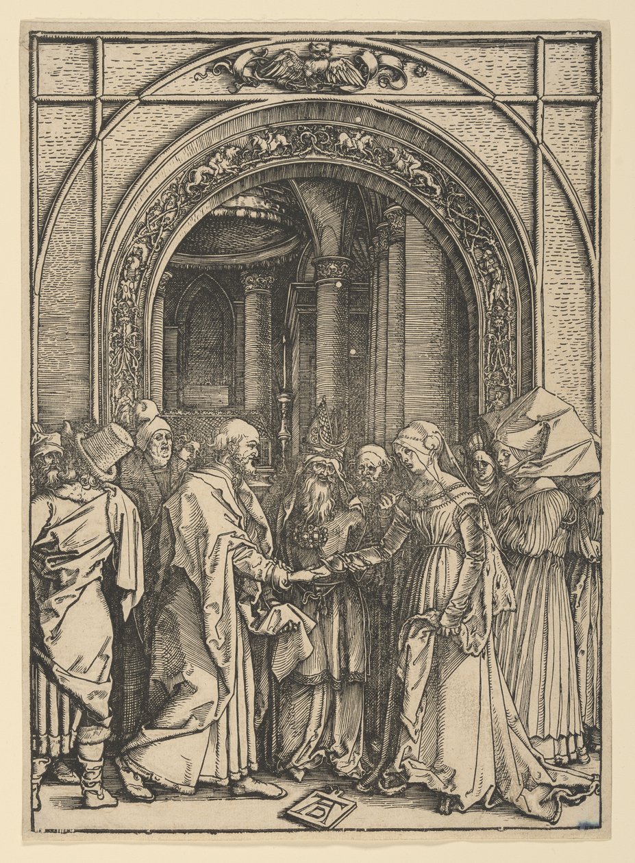 The Betrothal of the Virgin, from The Life of the Virgin by Albrecht Dürer