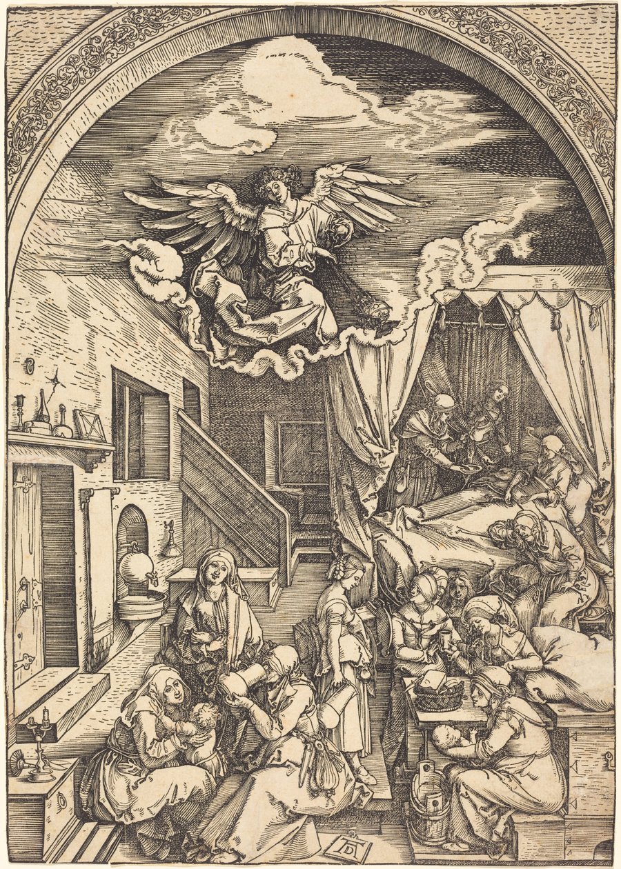 The Birth of the Virgin by Albrecht Dürer