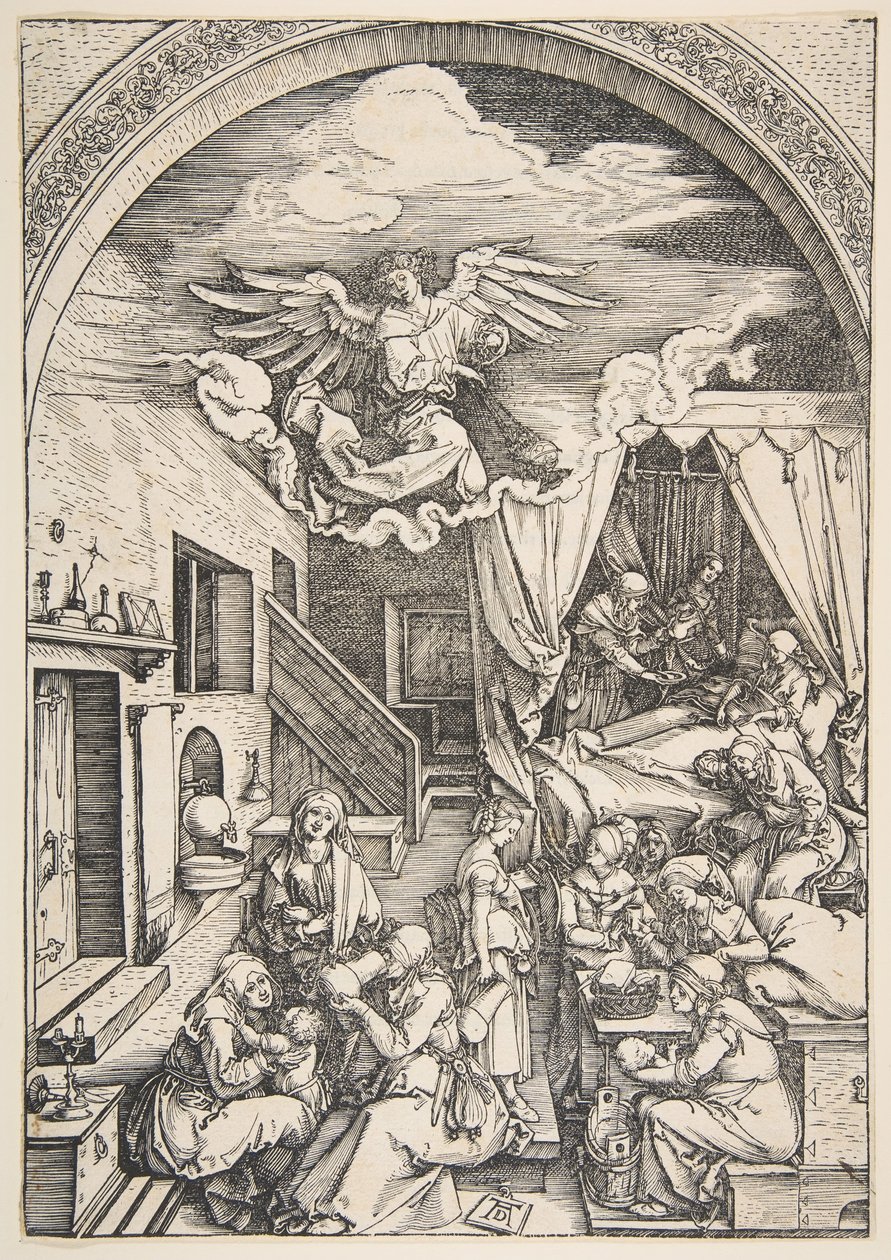 The Birth of the Virgin, from The Life of the Virgin by Albrecht Dürer