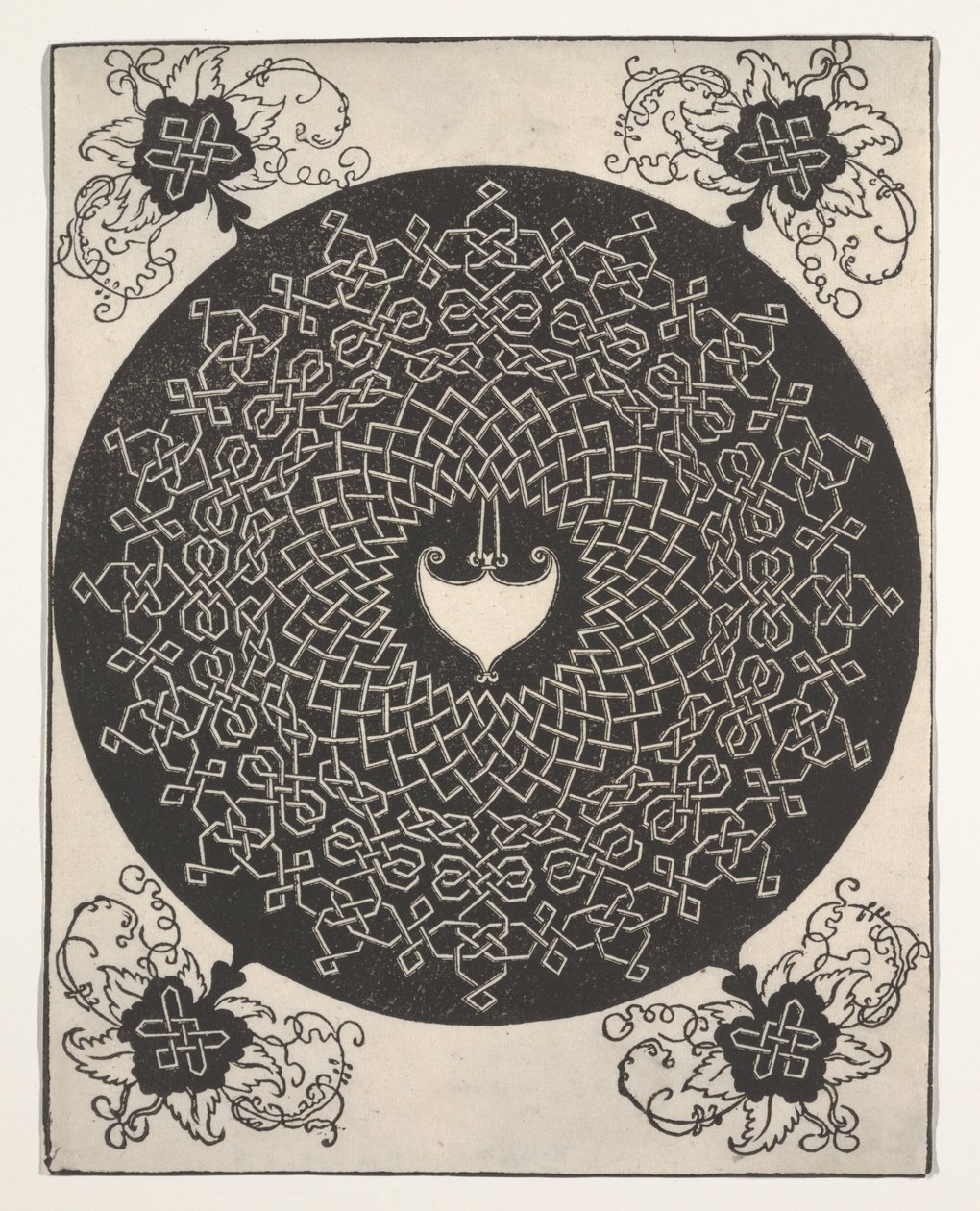 The First Knot (Interlace Pattern with White Medallion) by Albrecht Dürer