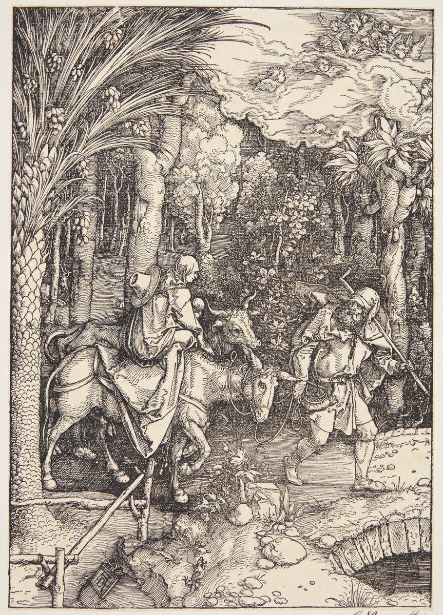 The Flight into Egypt by Albrecht Dürer