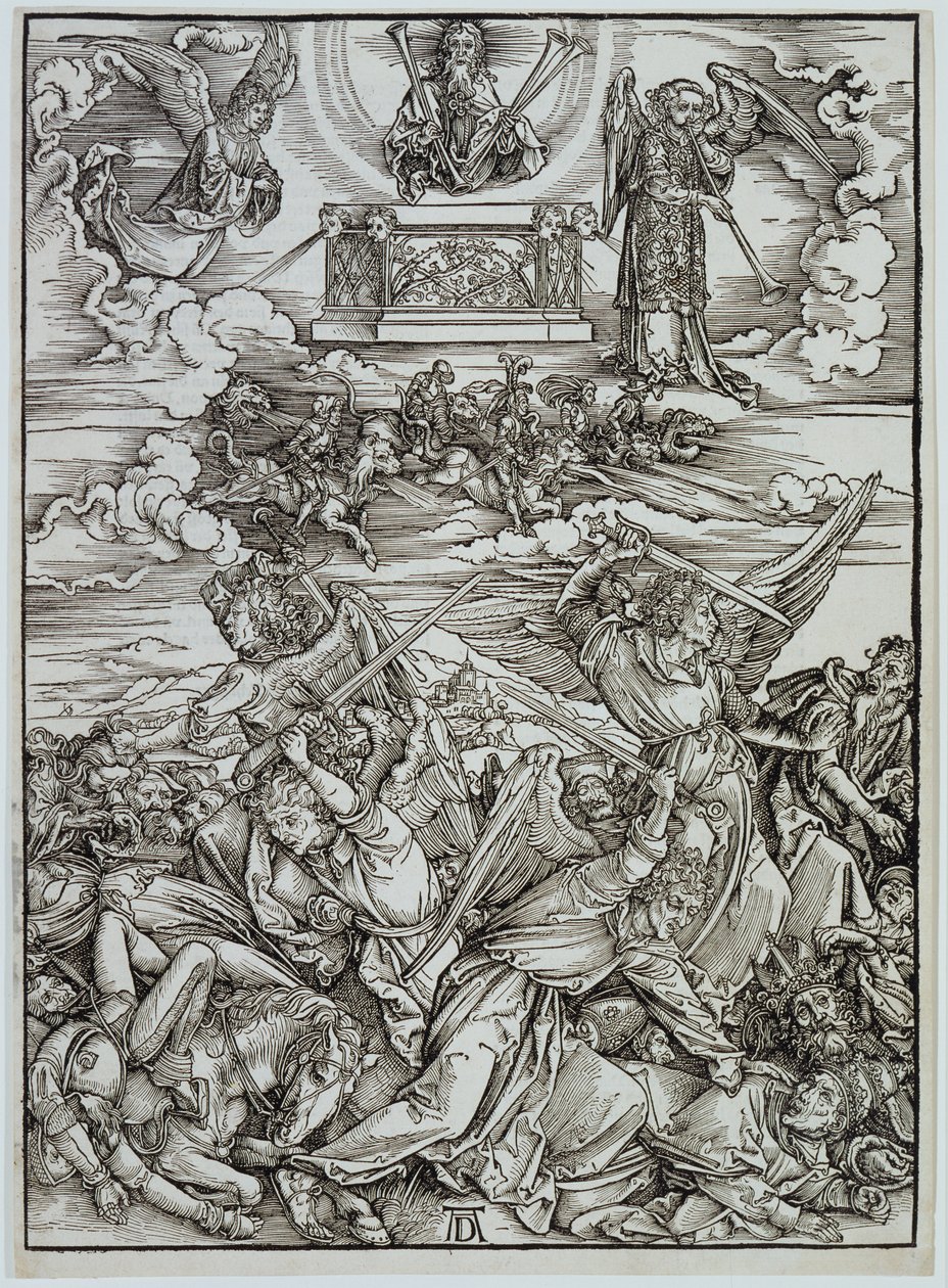 The Four Avenging Angels of Euphrates, from the series “The Apocalypse” by Albrecht Dürer