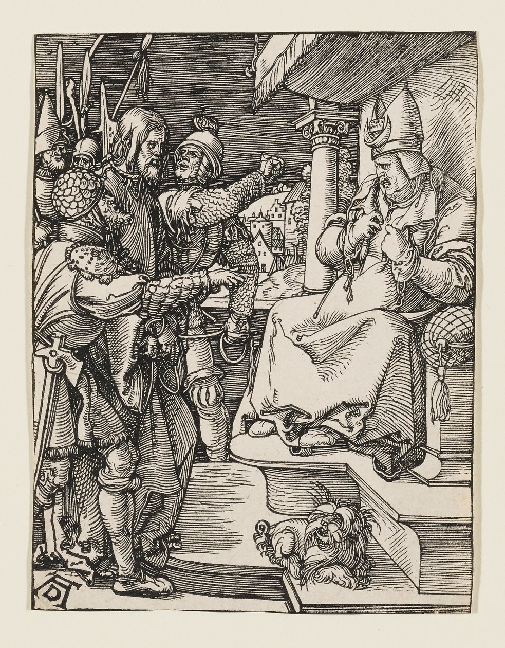 The High Priest Tears His Garments by Albrecht Dürer