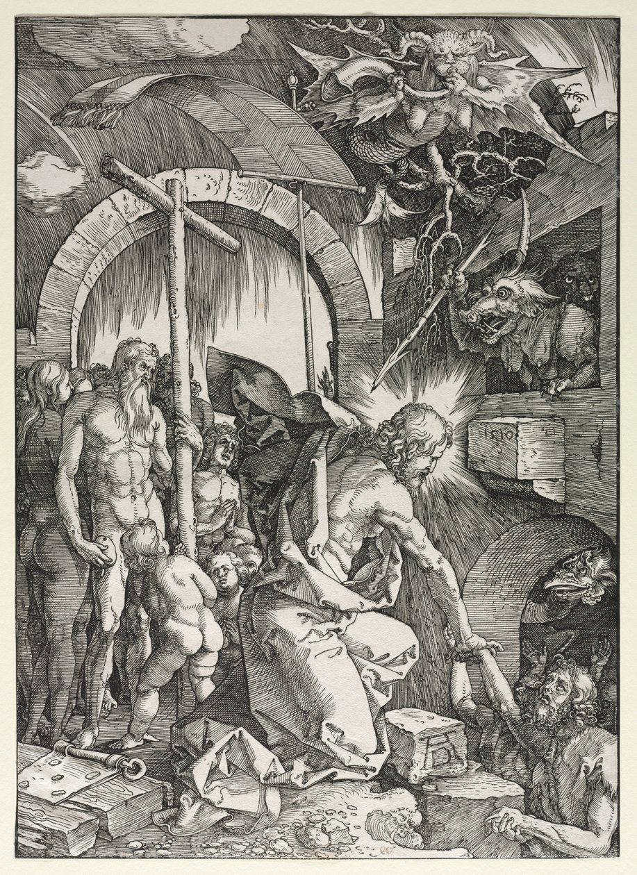 The Large Passion: Christ Descending into Limbo by Albrecht Dürer