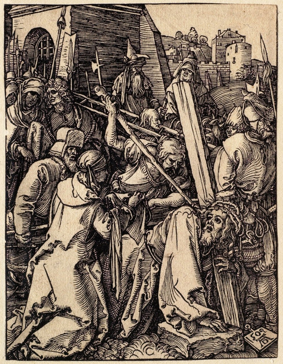 The Little Passion: Christ Carrying the Cross by Albrecht Dürer