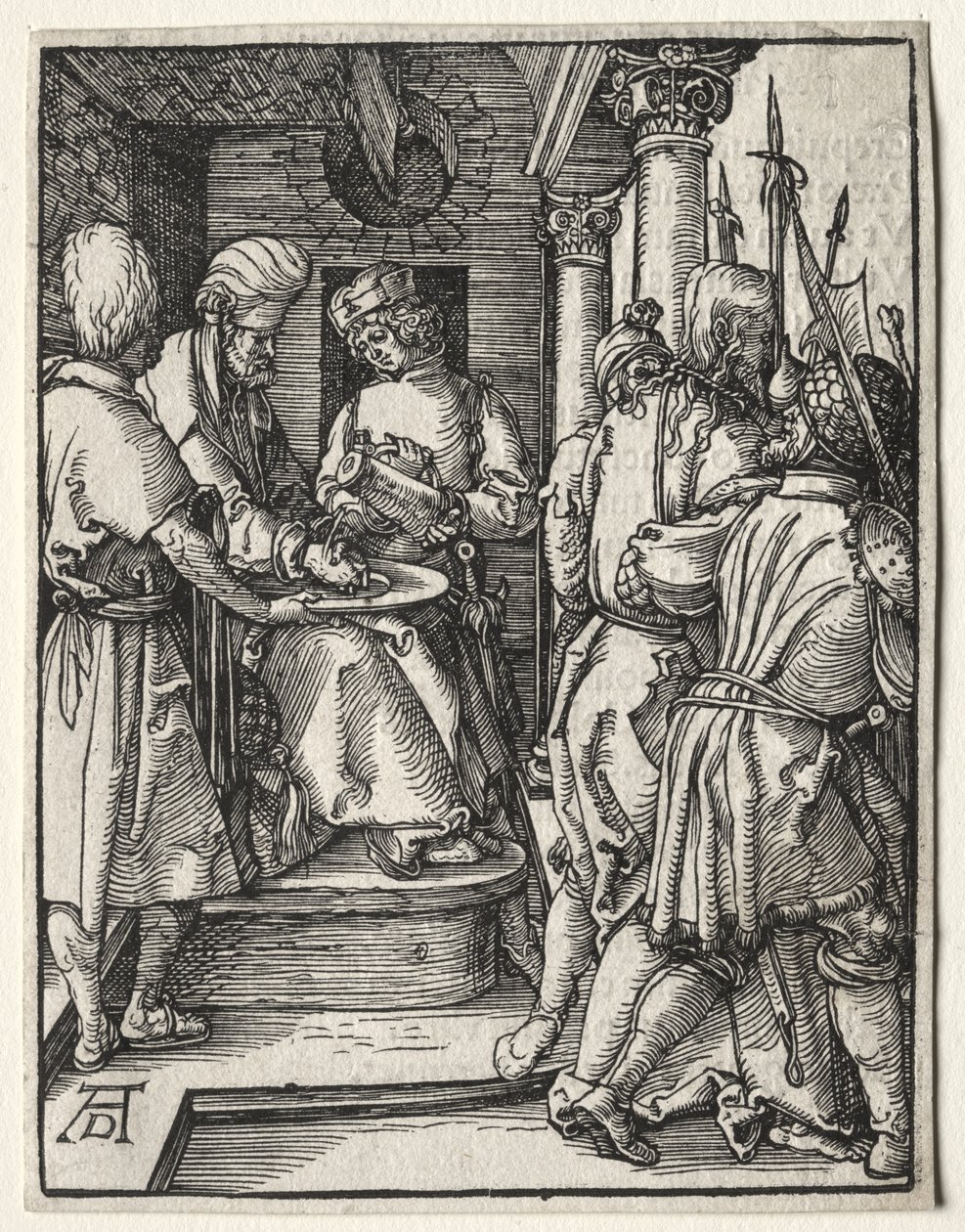 The Little Passion: Pilate Washing His Hands by Albrecht Dürer