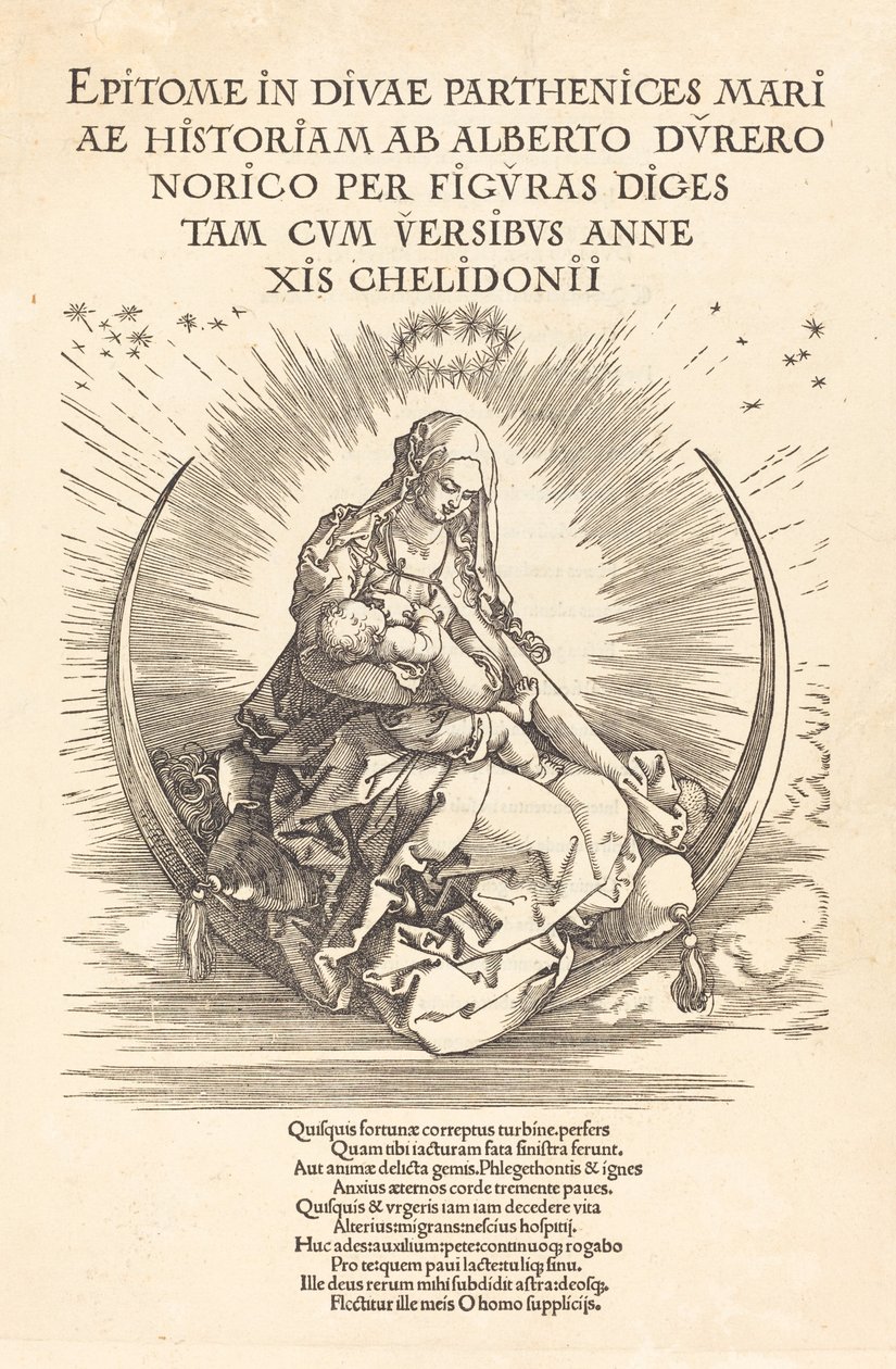 The Madonna on the Crescent by Albrecht Dürer