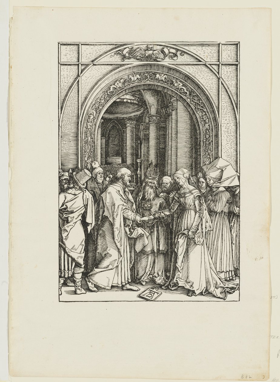 The Marriage of the Virgin by Albrecht Dürer