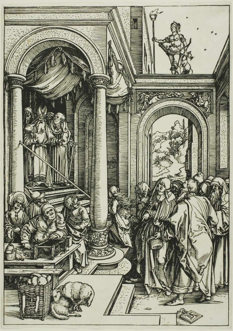 The Presentation of the Virgin in the Temple, from The Life of the Virgin by Albrecht Dürer