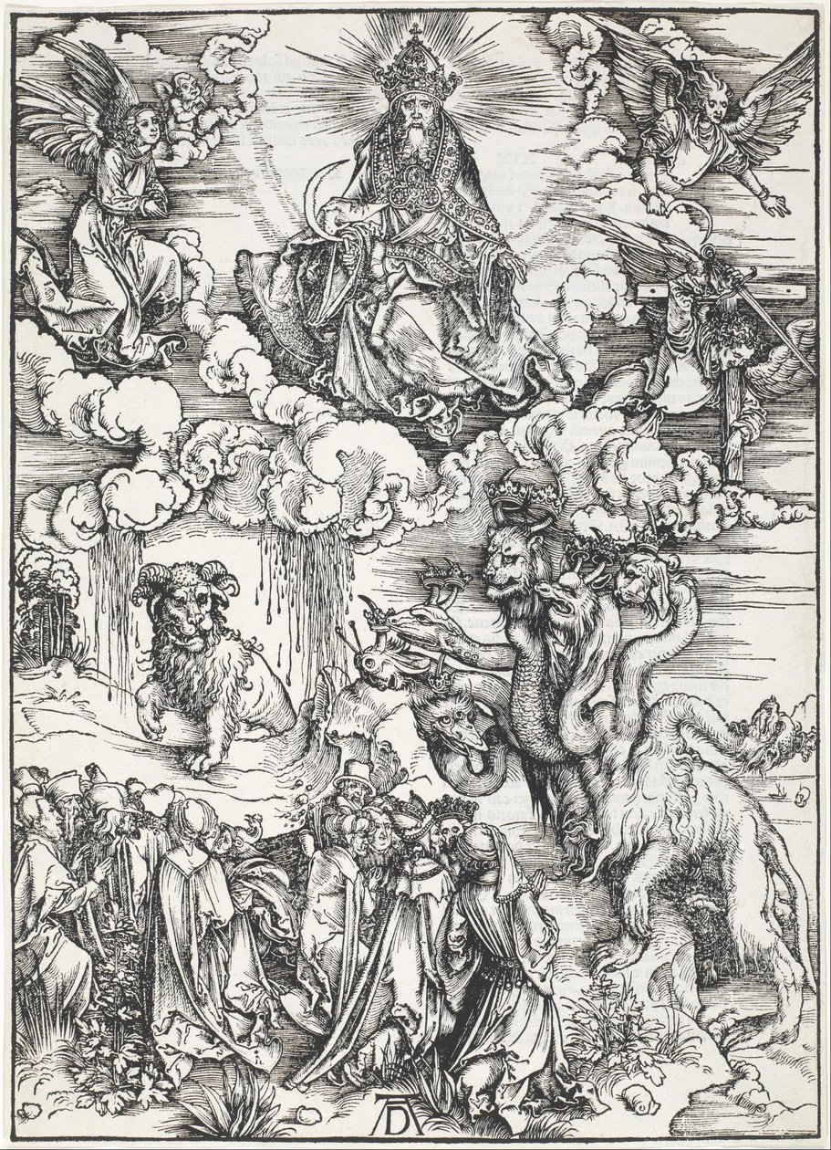The Seven-Headed Beast and the Beast with Lamb