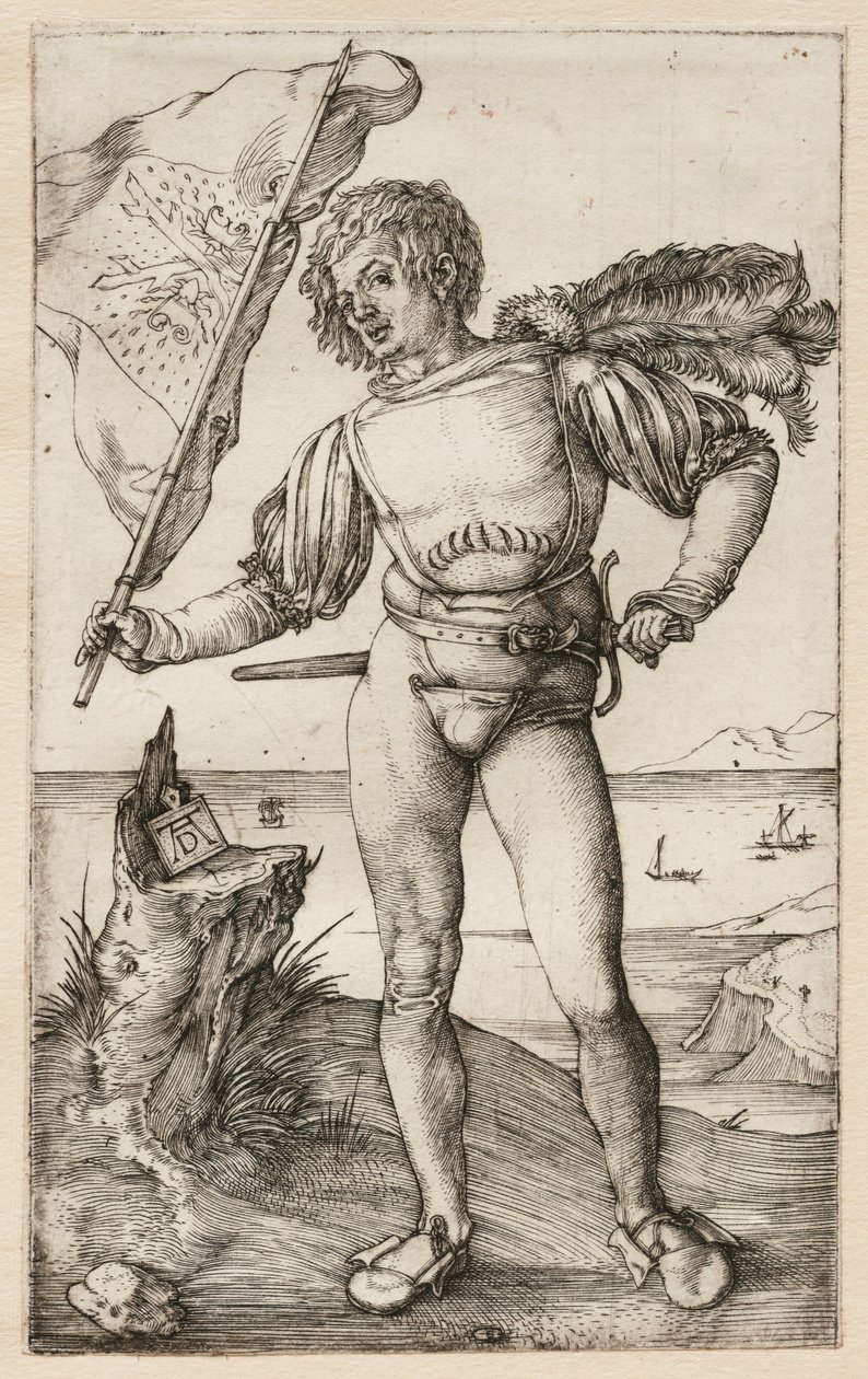 The Standard-Bearer by Albrecht Dürer