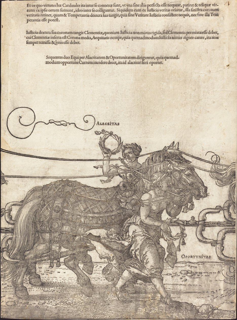 The Triumphal Chariot of Maximilian I (The Great Triumphal Car) [plate 4 of 8] by Albrecht Dürer