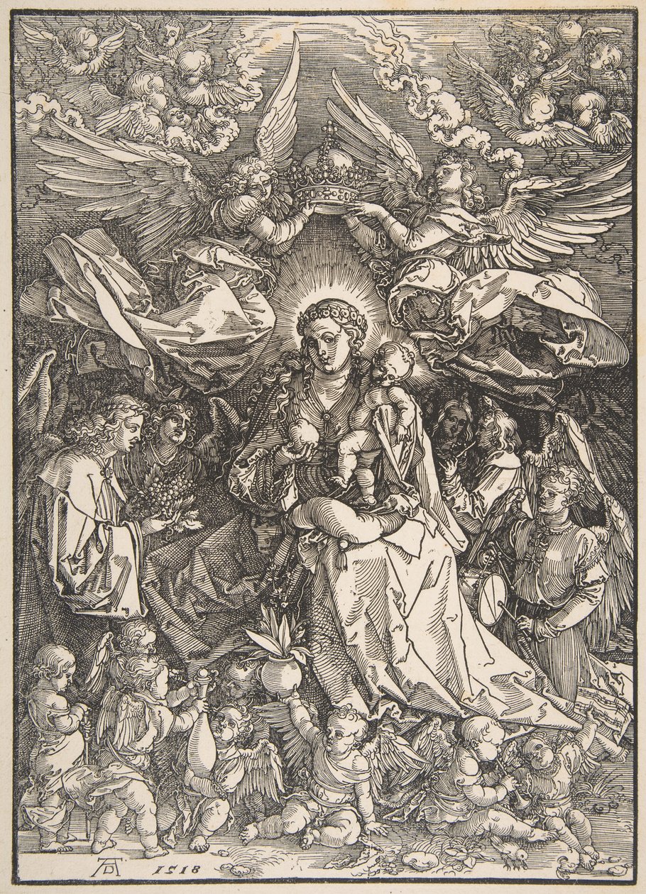 The Virgin Surrounded by Many Angels by Albrecht Dürer