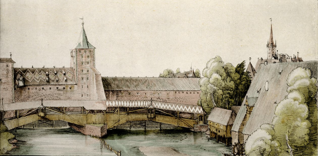 The Dry Dock on Hallertor in Nuremberg by Albrecht Dürer