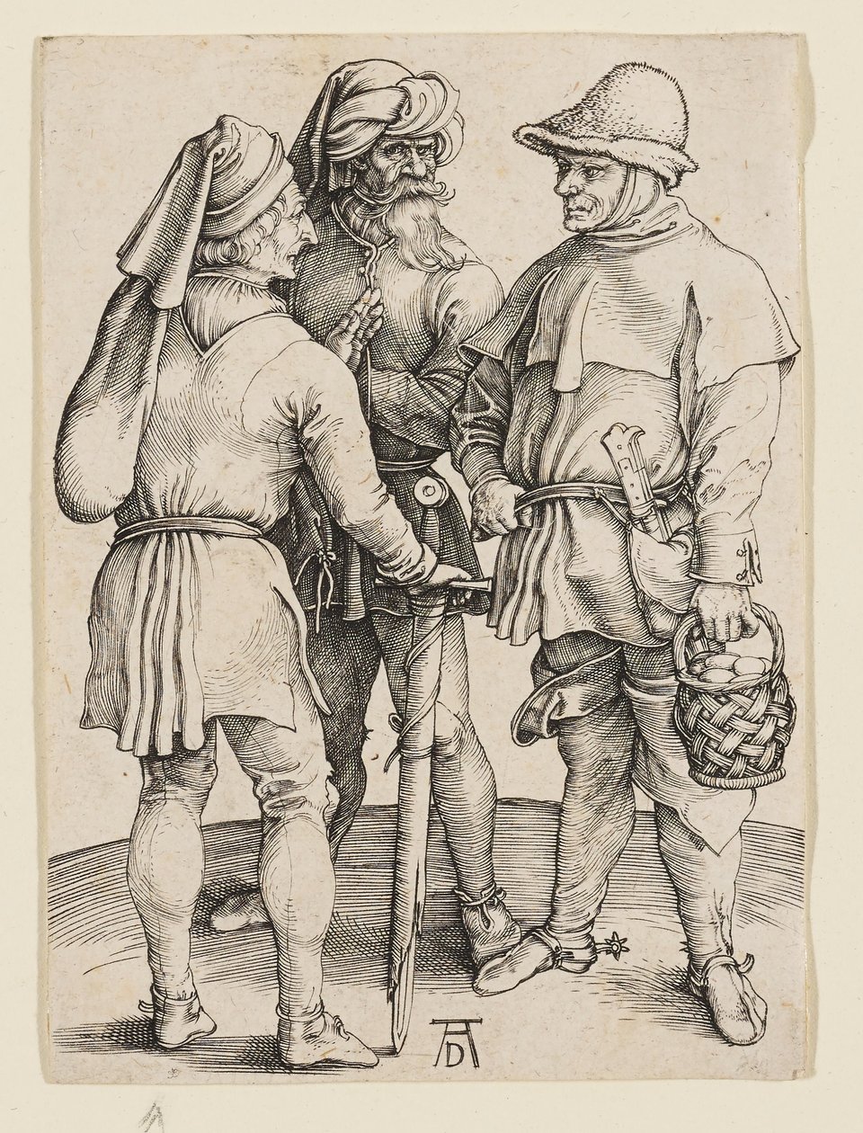 Three Market Peasants by Albrecht Dürer