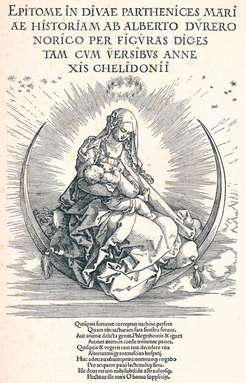 Title Page of the Life of the Virgin by Albrecht Dürer