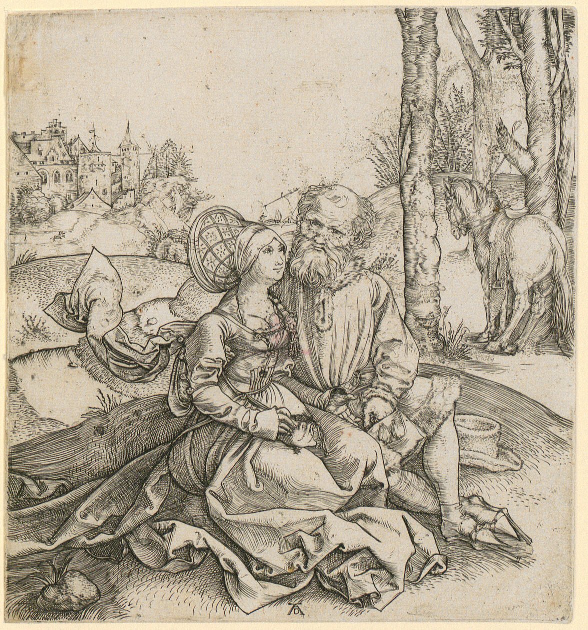 Unequal Couple by Albrecht Dürer