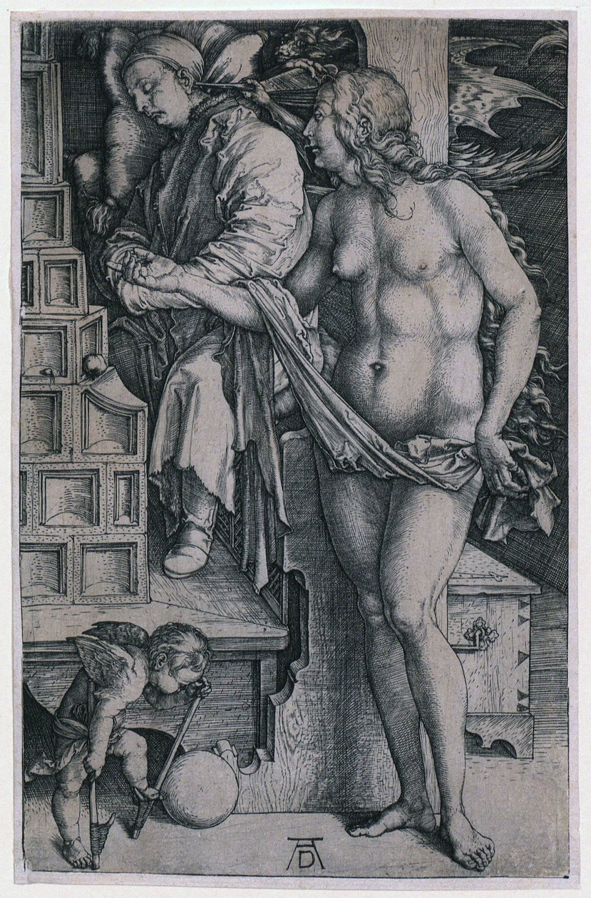 Temptation of the Idler by Albrecht Dürer