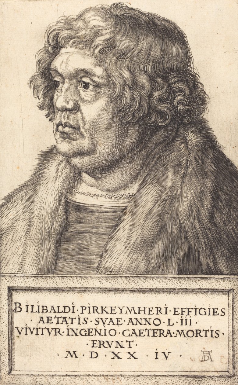 Willibald Pirckheimer by Albrecht Dürer