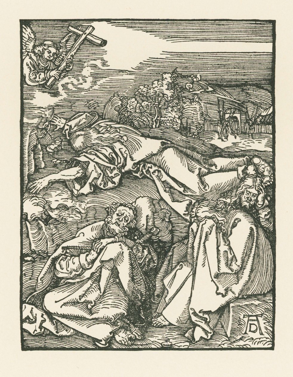 Agony in the Garden - Christ on the Mount of Olives by Albrecht Dürer or Duerer