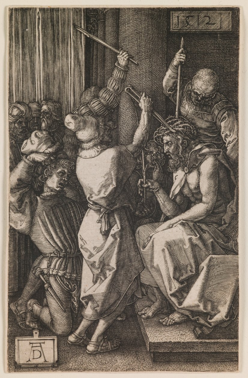 Christ Crowned with Thorns, from the series "The Little Passion" by Albrecht Dürer or Duerer