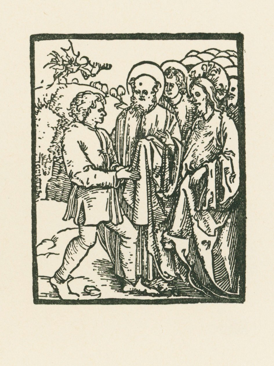 Christ Healing Someone Possessed by the Devil by Albrecht Dürer or Duerer