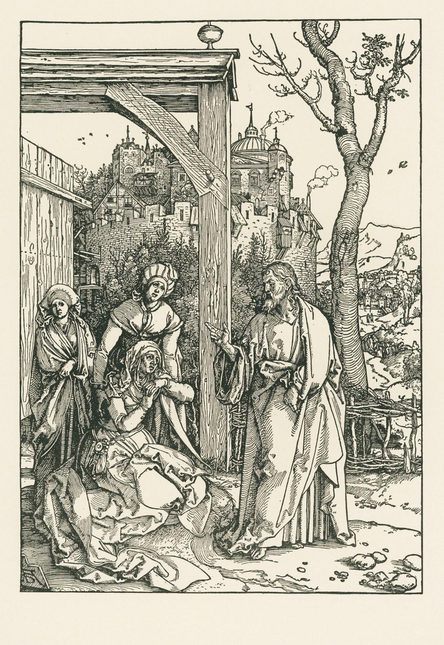 Christ taking leave of his Mother, c.1504 by Albrecht Dürer or Duerer