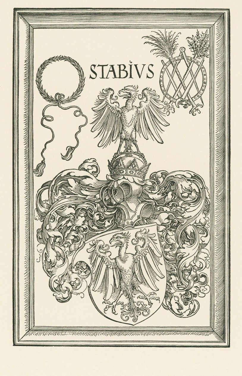 Coat of Arms of Johannes Stabius by Albrecht Dürer or Duerer