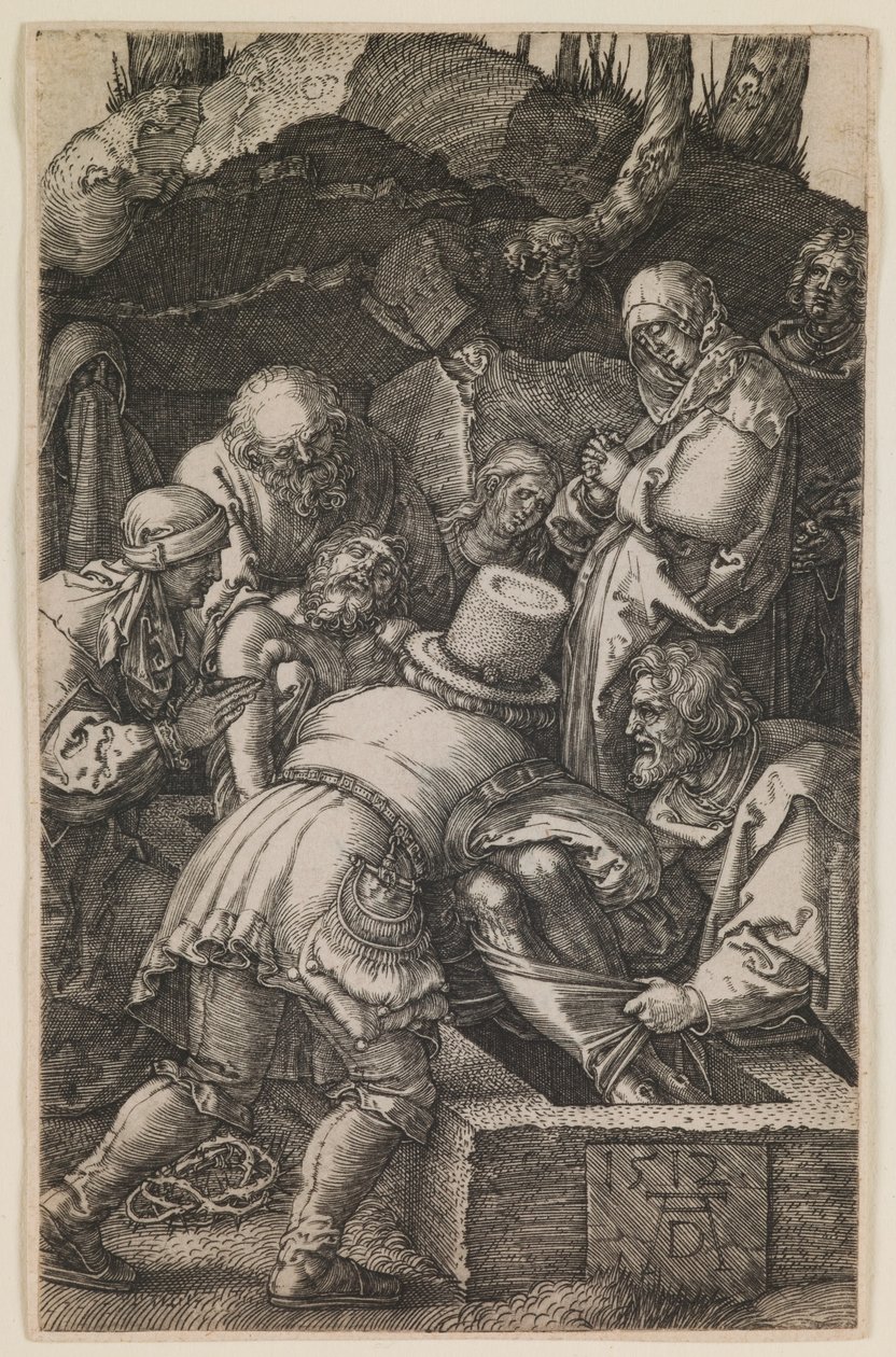 Deposition, from the series "The Little Passion" by Albrecht Dürer or Duerer