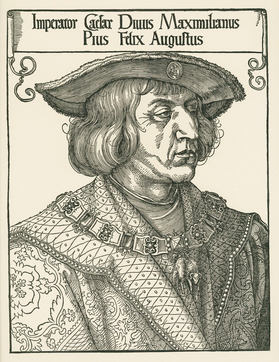 Emperor Maximilian I by Albrecht Dürer or Duerer