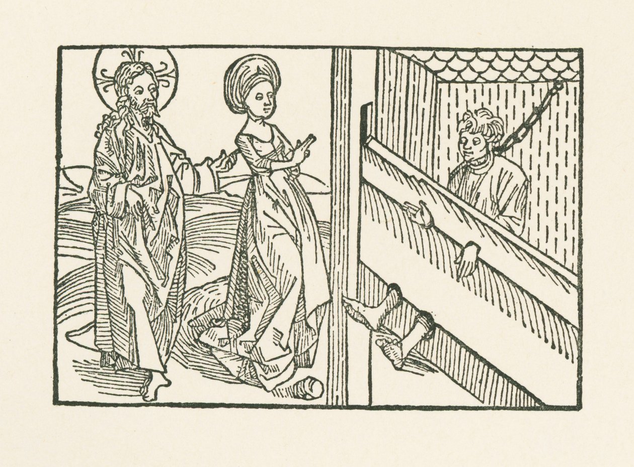 Fourth Work of Mercy: Pity for the Man Too Severely Punished by Albrecht Dürer or Duerer