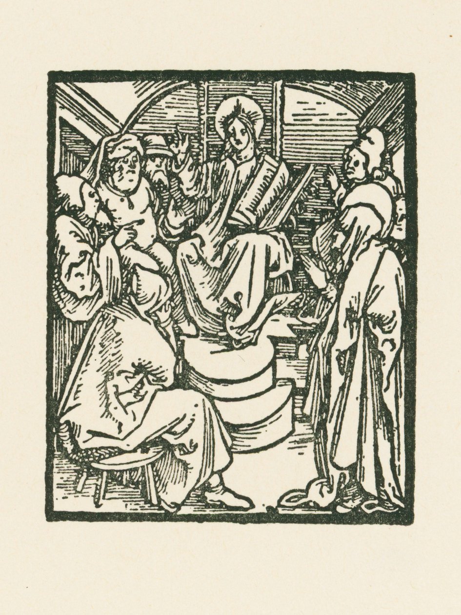 Jesus Among the Doctors by Albrecht Dürer or Duerer