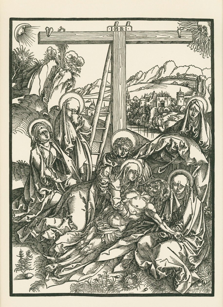 Lamentation for Christ by Albrecht Dürer or Duerer