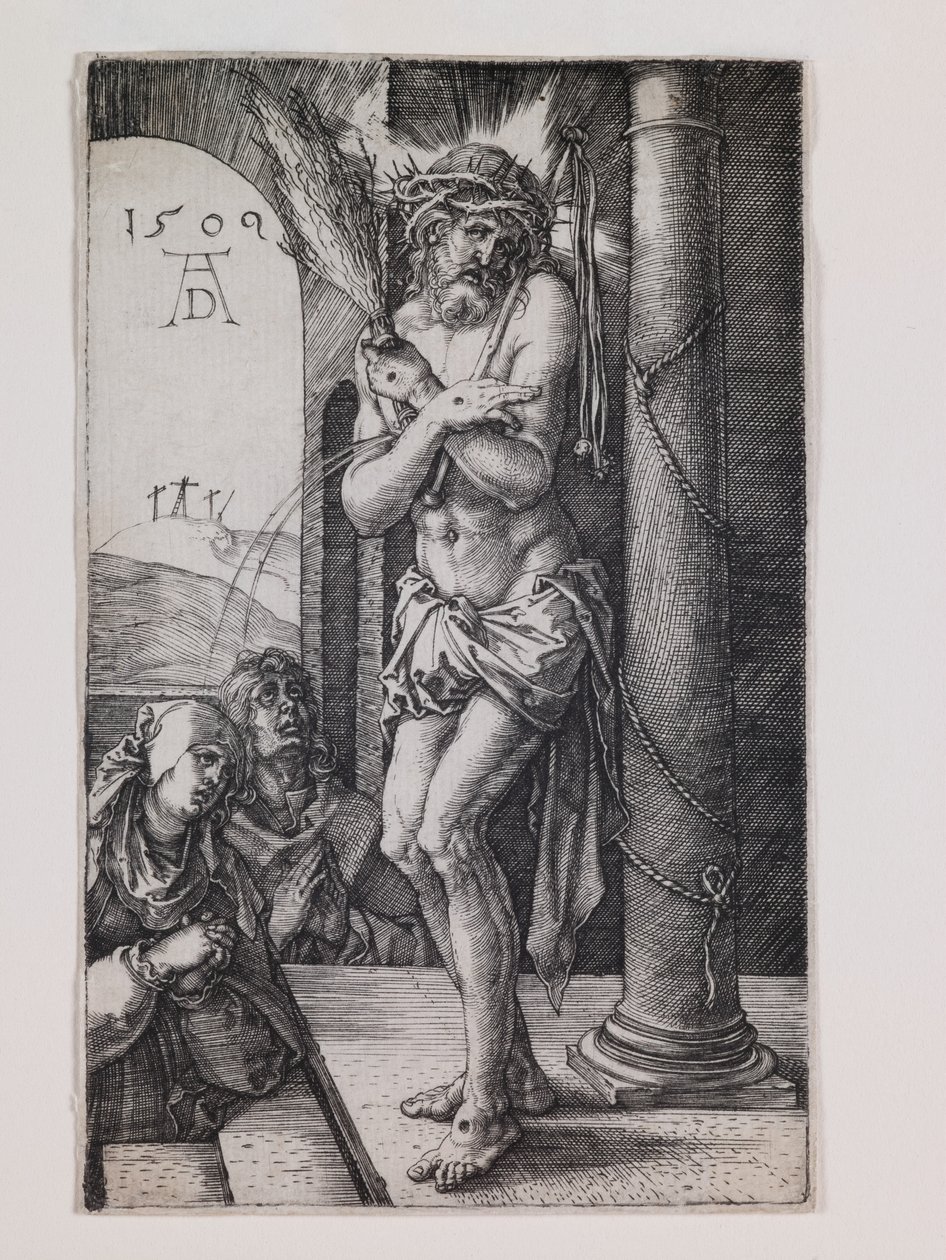 Man of Sorrows by the Column, from the series "The Little Passion" by Albrecht Dürer or Duerer
