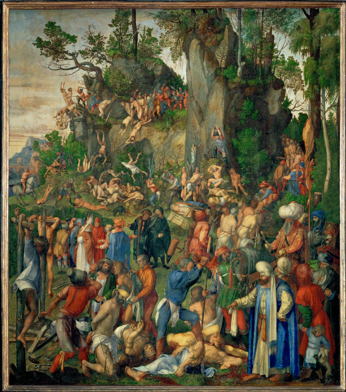 Martyrdom of the Ten Thousand Christians by Albrecht Dürer or Duerer